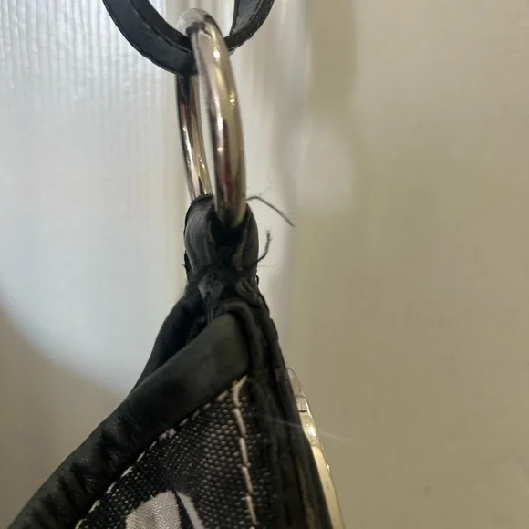 Coach Women's Classic Black And Grey Bag - Picture 4 of 7